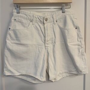 H&M Cream Jean Shorts